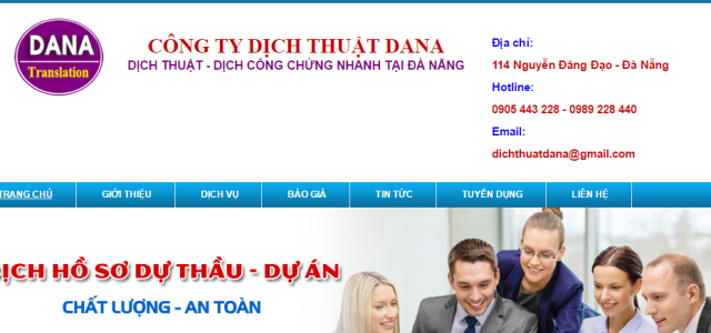 Thiết kế Web - Công Ty TNHH Ngày Mặt Trời